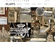 Tablet Screenshot of klaffs.com